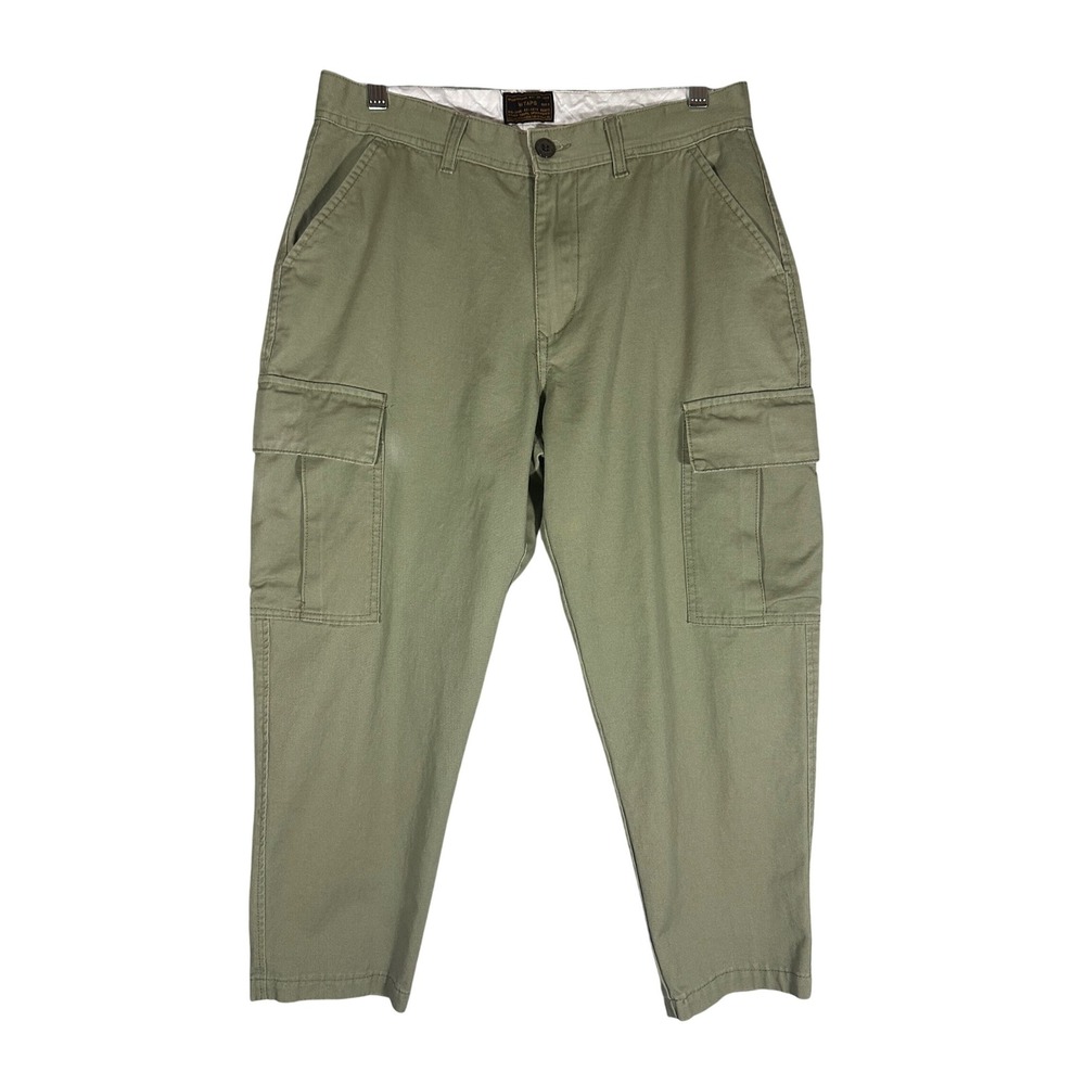 WTAPS Cargo‎ Pants Cropped Utility Sz 2 (Medium) 30x23 Green military streetwear